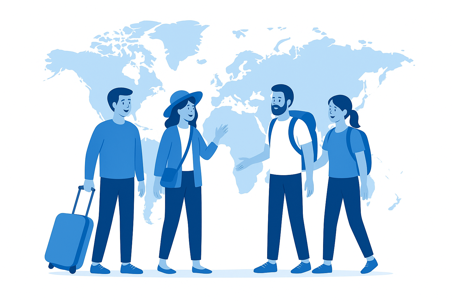 Mapa del mundo WOMTUR